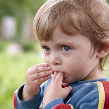 Toddler finger sucking