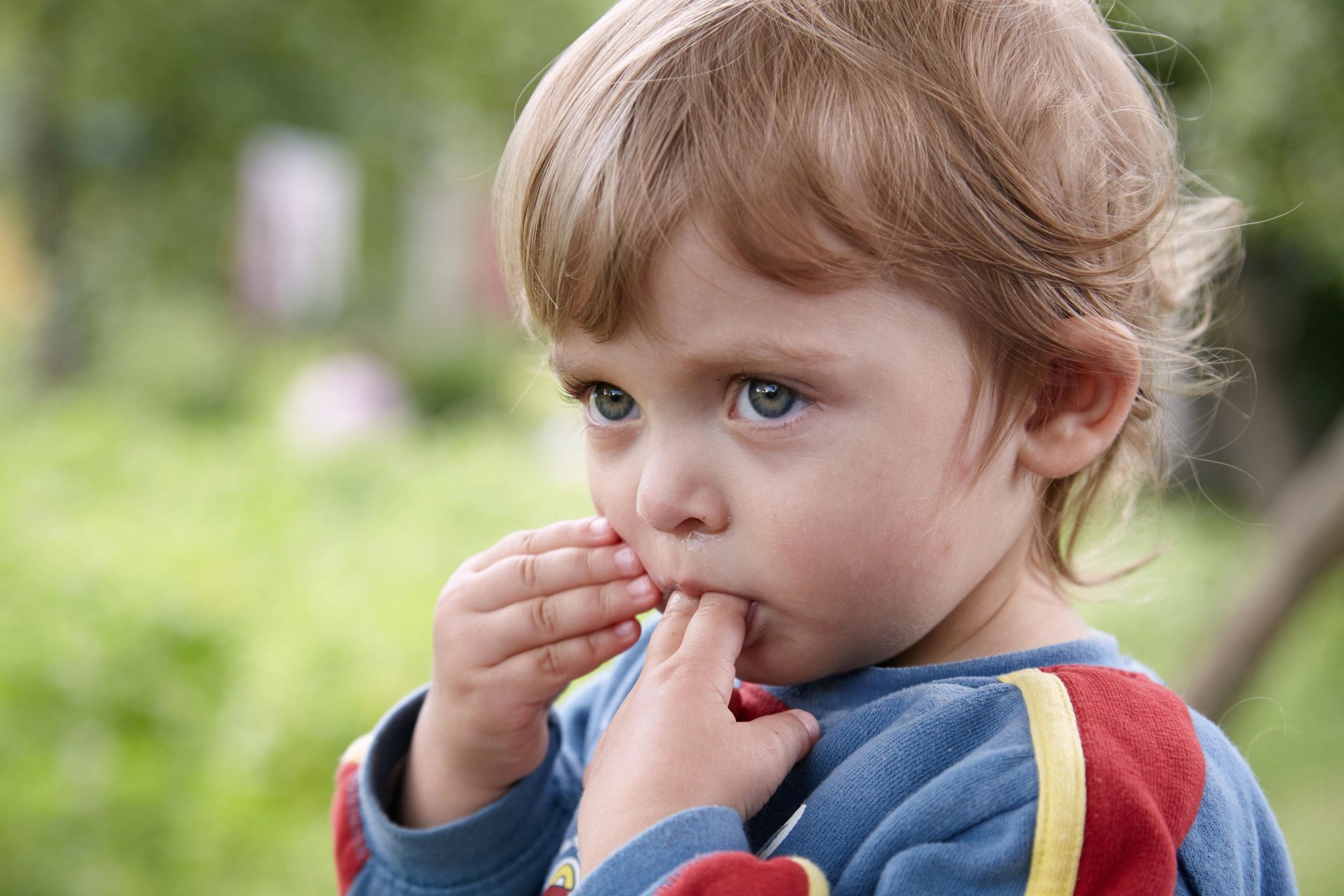 Mouth breathing child