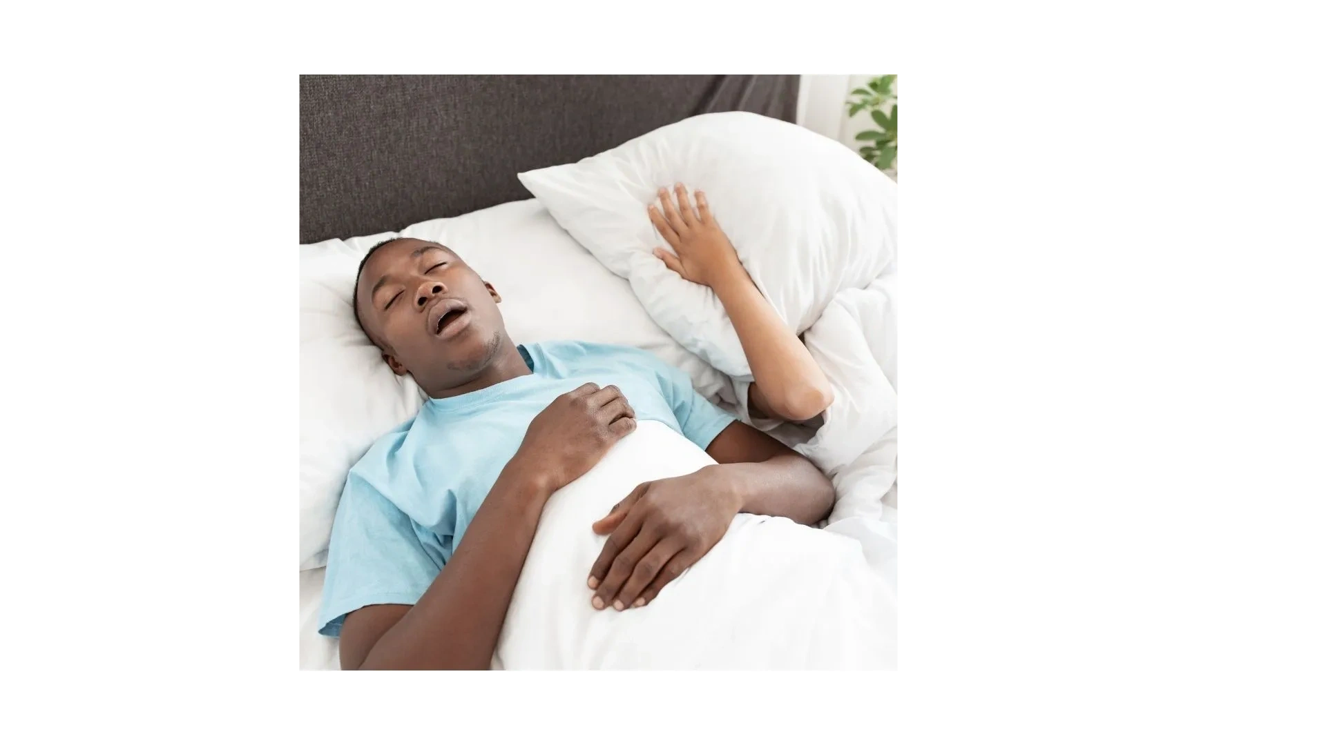 Man sleeping peacefully