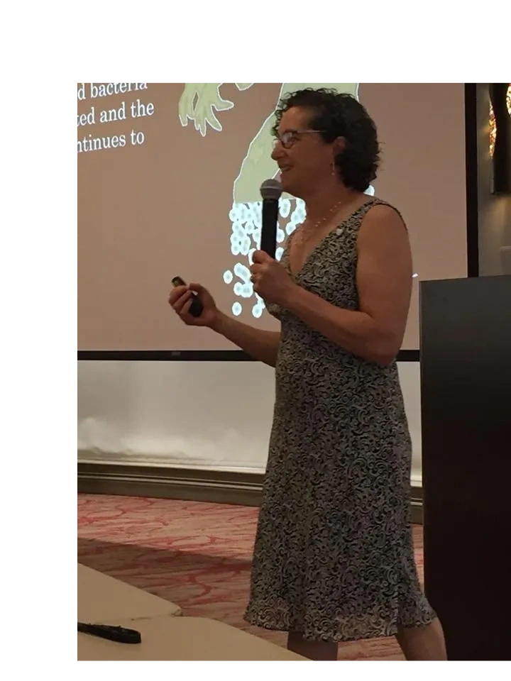 Kyle presenting at a speaking engagement